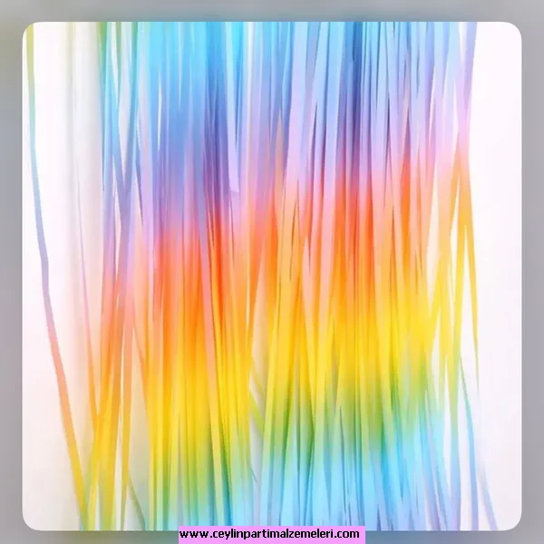 Renkli Duvar Püskülü